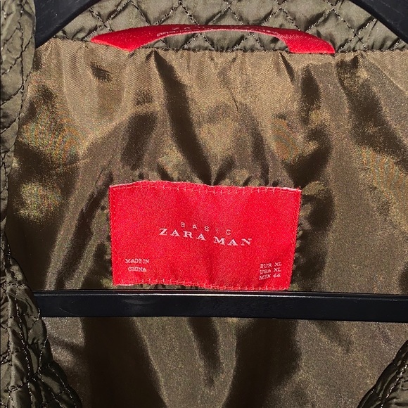 Zara Hunter Green Bomber Jacket - Picture 2 of 5